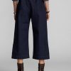 Navy Women’s Ralph Lauren Cotton-linen Denim Wide-legs Pants Navy Women’s Ralph Lauren Cotton-linen Denim Wide-legs Pants