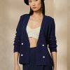 Navy Women’s Ralph Lauren Double-Breasted Cardigan Sweaters Navy Women’s Ralph Lauren Double-Breasted Cardigan Sweaters