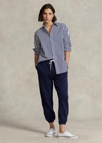 Navy Women’s Ralph Lauren Fleece Athletics   Pants