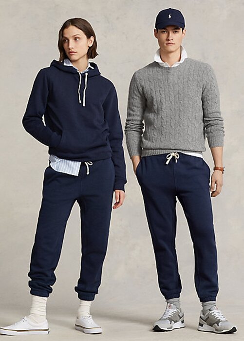Navy Women’s Ralph Lauren Fleece Sweatpants Navy Women’s Ralph Lauren Fleece Sweatpants