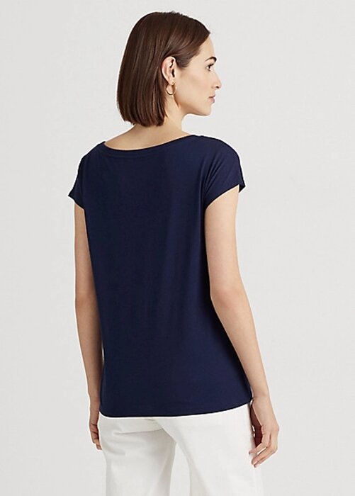 Navy Women’s Ralph Lauren Graphic Jersey T Shirts Navy Women’s Ralph Lauren Graphic Jersey T Shirts
