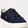 Navy Women’s Ralph Lauren Janson II Canvas Sneakers