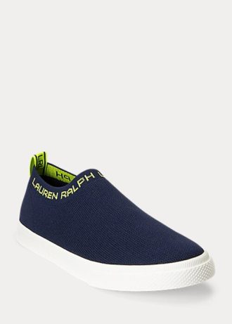 Navy Women’s Ralph Lauren Jordyn Slip-On Sneakers