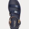 Navy Women’s Ralph Lauren Kayleen Nappa Leather Sandals Navy Women’s Ralph Lauren Kayleen Nappa Leather Sandals