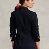 Navy Women’s Ralph Lauren Knit Double-Breasted Blazers Navy Women’s Ralph Lauren Knit Double-Breasted Blazers