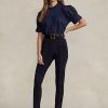 Navy Women’s Ralph Lauren Lambskin Suede Leggings Navy Women’s Ralph Lauren Lambskin Suede Leggings