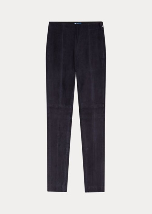 Navy Women’s Ralph Lauren Lambskin Suede Leggings Navy Women’s Ralph Lauren Lambskin Suede Leggings