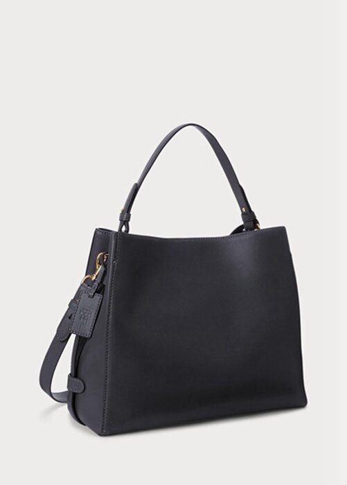 Navy Women’s Ralph Lauren Leather Medium Peyton Satchel Bags Navy Women’s Ralph Lauren Leather Medium Peyton Satchel Bags