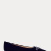 Navy Women’s Ralph Lauren Lilah Velvet Ballet Flat Shoes Navy Women’s Ralph Lauren Lilah Velvet Ballet Flat Shoes
