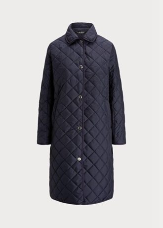 Navy Women’s Ralph Lauren Long Quilted Jackets Navy Women’s Ralph Lauren Long Quilted Jackets