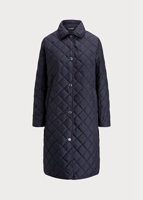 Navy Women’s Ralph Lauren Long Quilted Jackets Navy Women’s Ralph Lauren Long Quilted Jackets
