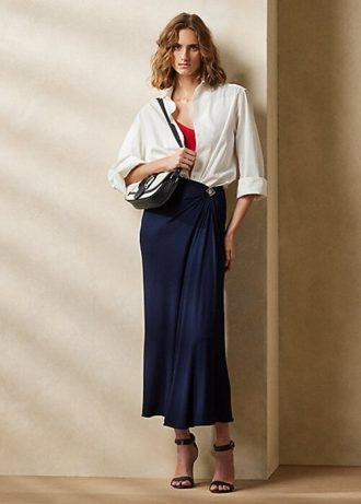 Navy Women’s Ralph Lauren Margarethe Jersey Skirts