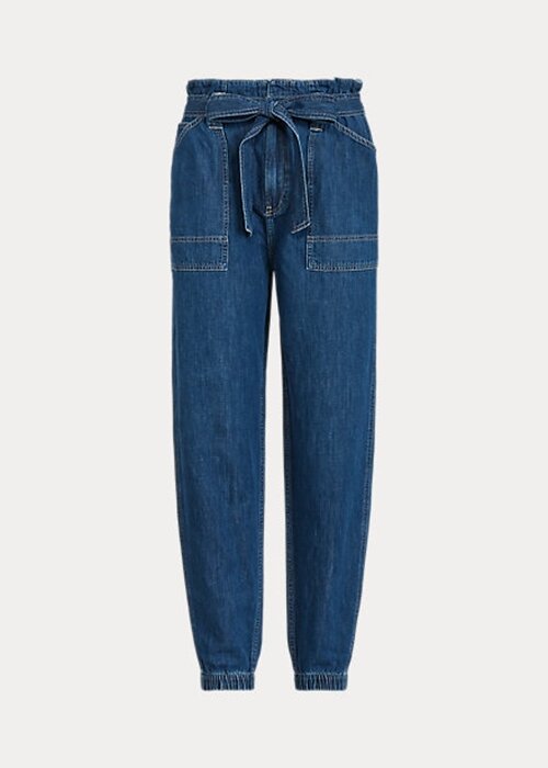 Navy Women’s Ralph Lauren Paperbag Jogger Jeans Navy Women’s Ralph Lauren Paperbag Jogger Jeans