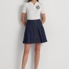 Navy Women’s Ralph Lauren Pleated Denim Miniskirt Skirts Navy Women’s Ralph Lauren Pleated Denim Miniskirt Skirts