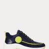 Navy Women’s Ralph Lauren Reaghan Leather & Suede Sneakers Navy Women’s Ralph Lauren Reaghan Leather & Suede Sneakers
