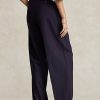 Navy Women’s Ralph Lauren Straight-Leg Wool-Blend Pants Navy Women’s Ralph Lauren Straight-Leg Wool-Blend Pants