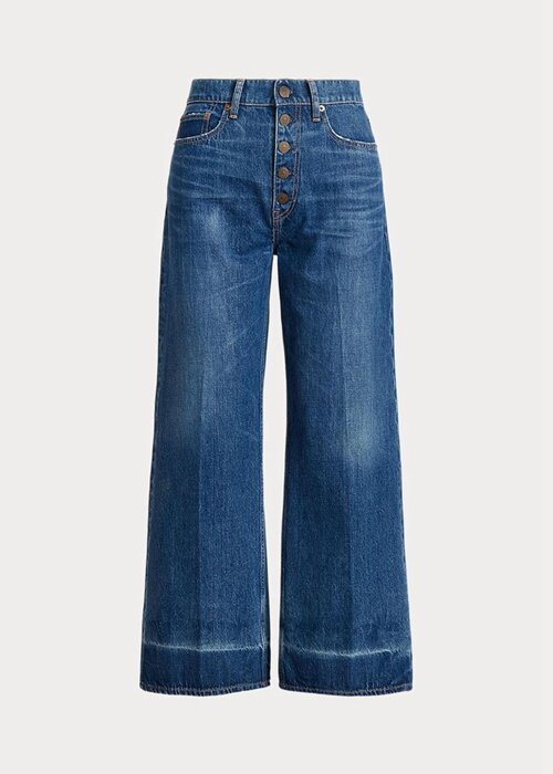 Navy Women’s Ralph Lauren Wide-leg Cropped Jeans Navy Women’s Ralph Lauren Wide-leg Cropped Jeans