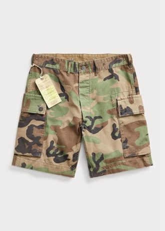 Olive Men’s Ralph Lauren Camo Ripstop Cargo Shorts Olive Men’s Ralph Lauren Camo Ripstop Cargo Shorts