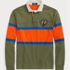 Olive Men’s Ralph Lauren Classic Fit Striped Rugby Polo Shirts Olive Men’s Ralph Lauren Classic Fit Striped Rugby Polo Shirts