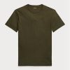 Olive Men’s Ralph Lauren Custom Slim Fit Crewneck T Shirts Olive Men’s Ralph Lauren Custom Slim Fit Crewneck T Shirts