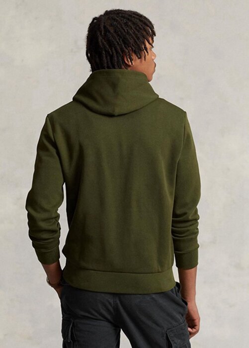 Olive Men’s Ralph Lauren Double-knit Hoodie Olive Men’s Ralph Lauren Double-knit Hoodie