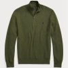 Olive Men’s Ralph Lauren Mesh-knit Cotton Quarter-zip Jumper Sweaters Olive Men’s Ralph Lauren Mesh-knit Cotton Quarter-zip Jumper Sweaters