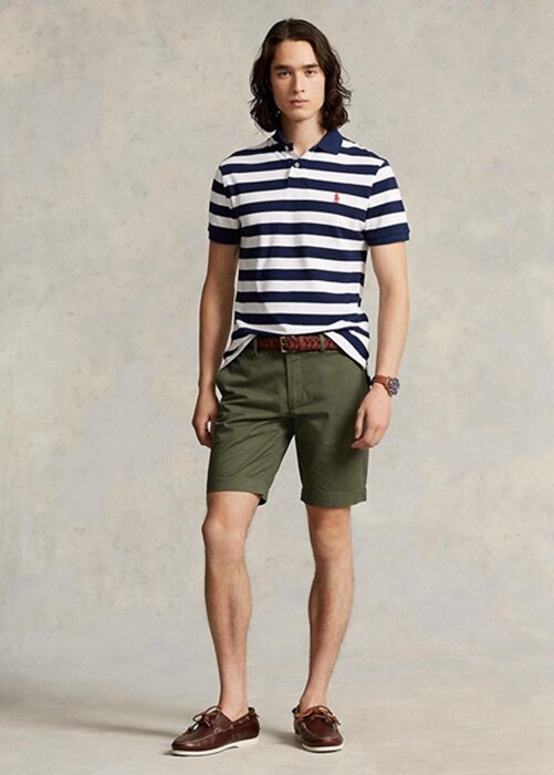 Olive Men’s Ralph Lauren Stretch Slim Fit Chino Shorts Olive Men’s Ralph Lauren Stretch Slim Fit Chino Shorts
