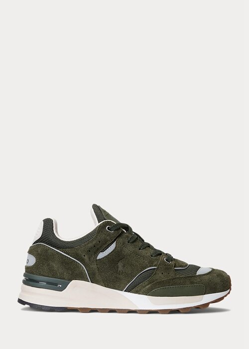 Olive Men’s Ralph Lauren Trackster 200 Sneakers Olive Men’s Ralph Lauren Trackster 200 Sneakers