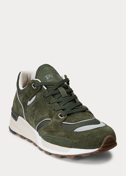 Olive Men’s Ralph Lauren Trackster 200 Sneakers Olive Men’s Ralph Lauren Trackster 200 Sneakers