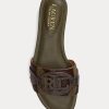 Olive Women’s Ralph Lauren Alegra Zebra-Print Haircalf Flat Shoes Olive Women’s Ralph Lauren Alegra Zebra-Print Haircalf Flat Shoes