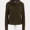 Olive Women’s Ralph Lauren Funnelneck Silk-Linen Mesh Sweaters Olive Women’s Ralph Lauren Funnelneck Silk-Linen Mesh Sweaters