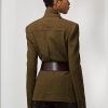 Olive Women’s Ralph Lauren Rhodri Wool-Blend Twill Jackets Olive Women’s Ralph Lauren Rhodri Wool-Blend Twill Jackets