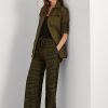 Olive Women’s Ralph Lauren Zebra-Print Crepe Wide-Leg Pants Olive Women’s Ralph Lauren Zebra-Print Crepe Wide-Leg Pants