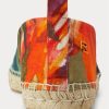 Orange Men’s Ralph Lauren Bowsworth Floral Linen Espadrille Orange Men’s Ralph Lauren Bowsworth Floral Linen Espadrille