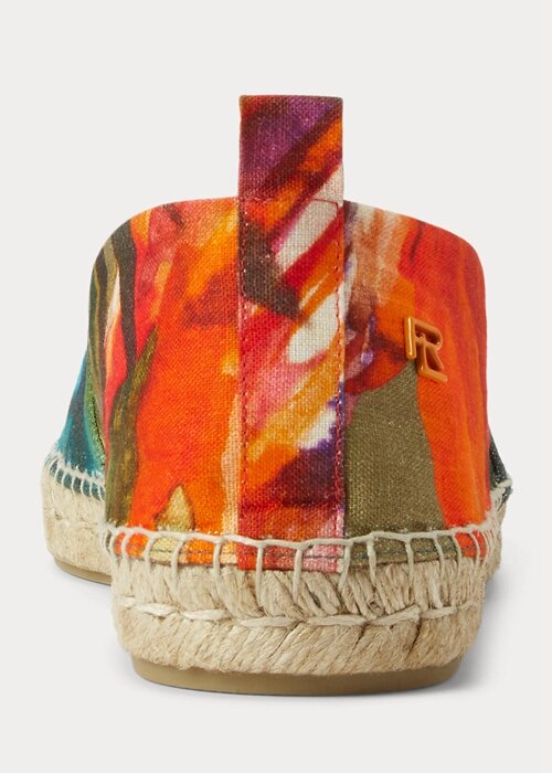 Orange Men’s Ralph Lauren Bowsworth Floral Linen Espadrille Orange Men’s Ralph Lauren Bowsworth Floral Linen Espadrille