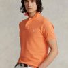 Orange Men’s Ralph Lauren Custom Slim Fit Mesh Polo Shirts Orange Men’s Ralph Lauren Custom Slim Fit Mesh Polo Shirts