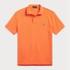 Orange Men’s Ralph Lauren Custom Slim Fit Mesh Polo Shirts Orange Men’s Ralph Lauren Custom Slim Fit Mesh Polo Shirts