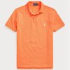 Orange Men’s Ralph Lauren Custom Slim Fit Mesh Polo Shirts Orange Men’s Ralph Lauren Custom Slim Fit Mesh Polo Shirts