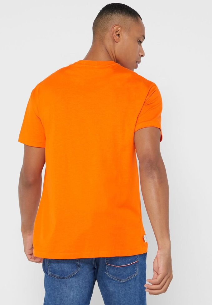 Orange Men’s Ralph Lauren Logo Crew Neck T Shirts Orange Men’s Ralph Lauren Logo Crew Neck T Shirts