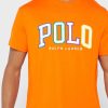 Orange Men’s Ralph Lauren Logo Crew Neck T Shirts Orange Men’s Ralph Lauren Logo Crew Neck T Shirts