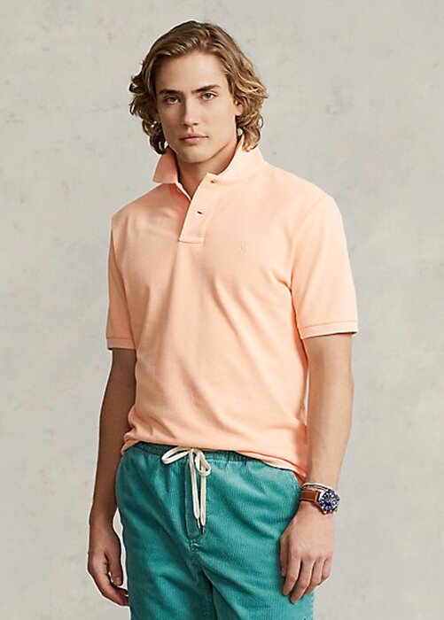 Orange Men’s Ralph Lauren RL Origin Polo Shirts Orange Men’s Ralph Lauren RL Origin Polo Shirts