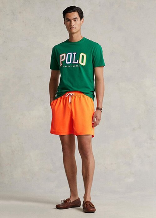 Orange Men’s Ralph Lauren Traveller Swimming Trunk Shorts Orange Men’s Ralph Lauren Traveller Swimming Trunk Shorts