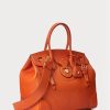 Orange Women’s Ralph Lauren Calfskin Soft Ricky 33 Handbag Orange Women’s Ralph Lauren Calfskin Soft Ricky 33 Handbag