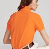Orange Women’s Ralph Lauren Classic Fit Mesh Polo Shirts Orange Women’s Ralph Lauren Classic Fit Mesh Polo Shirts
