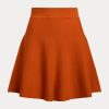 Orange Women’s Ralph Lauren Merino Wool-Blend Flared Skirts Orange Women’s Ralph Lauren Merino Wool-Blend Flared Skirts