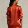 Orange Women’s Ralph Lauren Mulberry Silk Shir Shirts Orange Women’s Ralph Lauren Mulberry Silk Shir Shirts