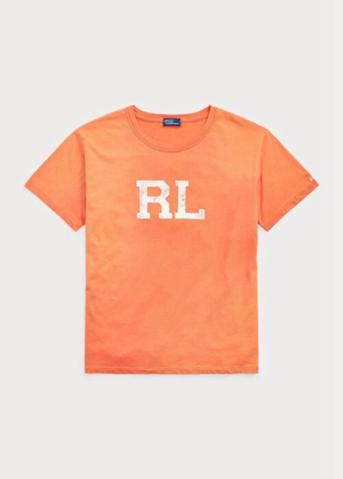 Orange Women’s Ralph Lauren Rl Logo Jersey T Shirts Orange Women’s Ralph Lauren Rl Logo Jersey T Shirts