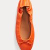 Orange Women’s Ralph Lauren The Pony Ballet Flat Shoes Orange Women’s Ralph Lauren The Pony Ballet Flat Shoes