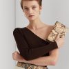 Parchment Women’s Ralph Lauren Faux-Snakeskin Medium Adair Crossbody Bags