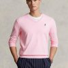 Pink Men’s Ralph Lauren Slim Fit Textured Cotton Jumper Sweaters Pink Men’s Ralph Lauren Slim Fit Textured Cotton Jumper Sweaters